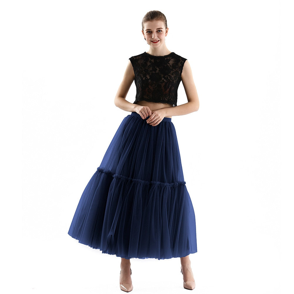 Maxi Long Tulle Skirts for Women