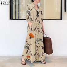 Load image into Gallery viewer, Casual Long Sleeve Maxi Dress
