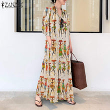 Load image into Gallery viewer, Casual Long Sleeve Maxi Dress
