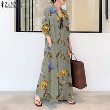 Load image into Gallery viewer, Casual Long Sleeve Maxi Dress
