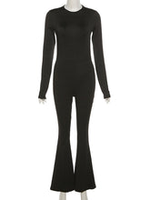 Load image into Gallery viewer, Sexy Black Stretchy Bodycon Jumpsuits
