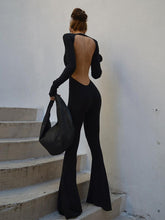 Load image into Gallery viewer, Sexy Black Stretchy Bodycon Jumpsuits
