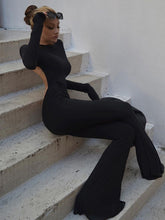 Load image into Gallery viewer, Sexy Black Stretchy Bodycon Jumpsuits
