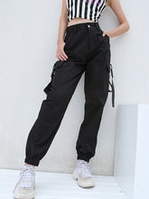 Load image into Gallery viewer, Casual High Waist Cargo Trousers
